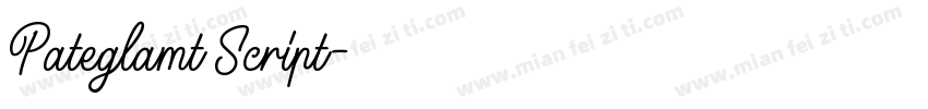 Pateglamt Script字体转换